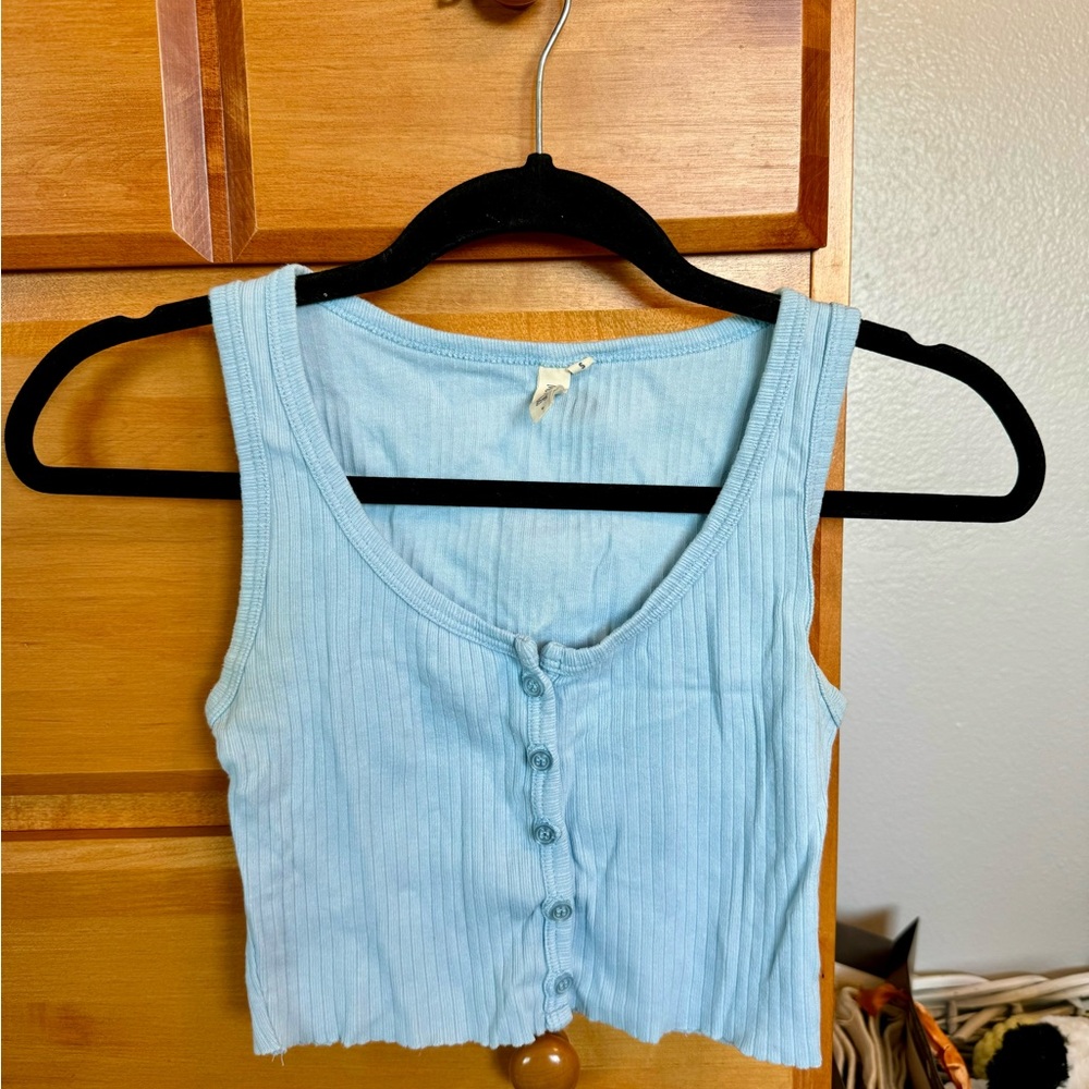 Blue tank top